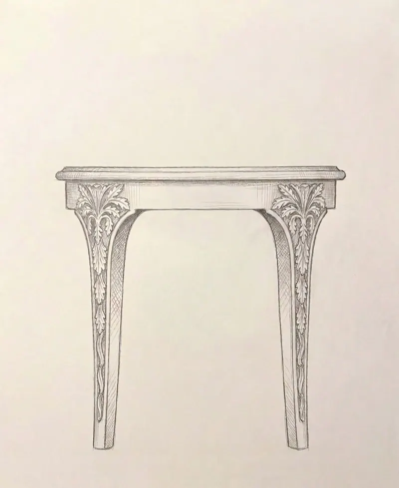 Barg side table, iteration phase