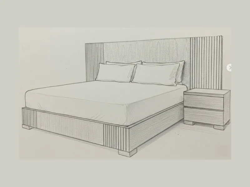 Khat bedroom suite, iteration phase
