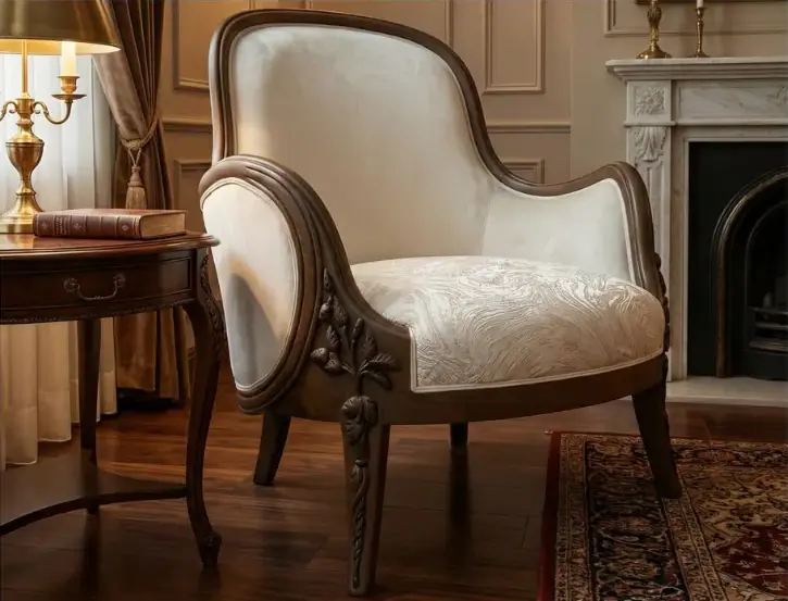 Zeba armchair, realization phase