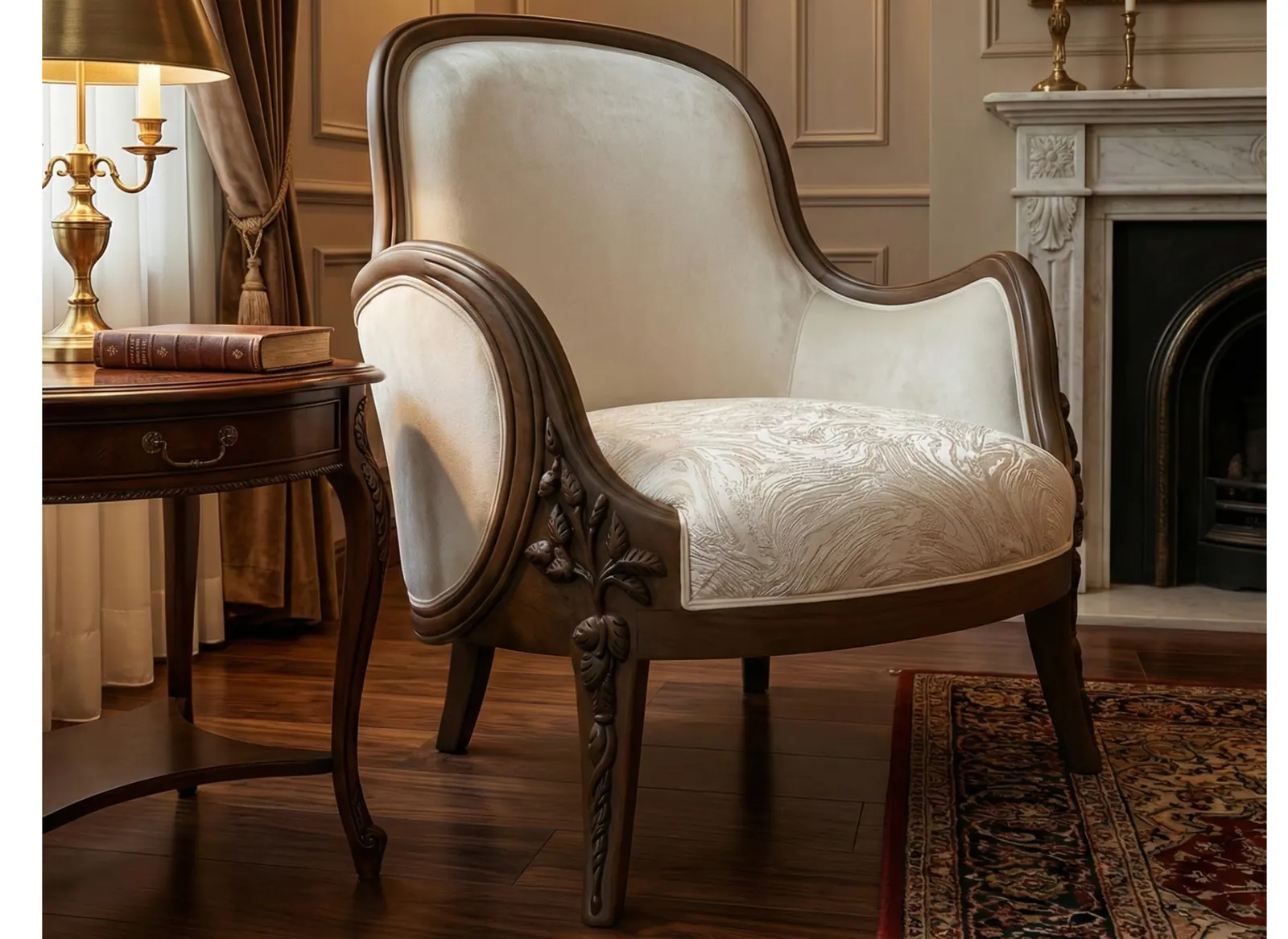 Solid Sheesham wood grain detail - sustainable hardwood furniture